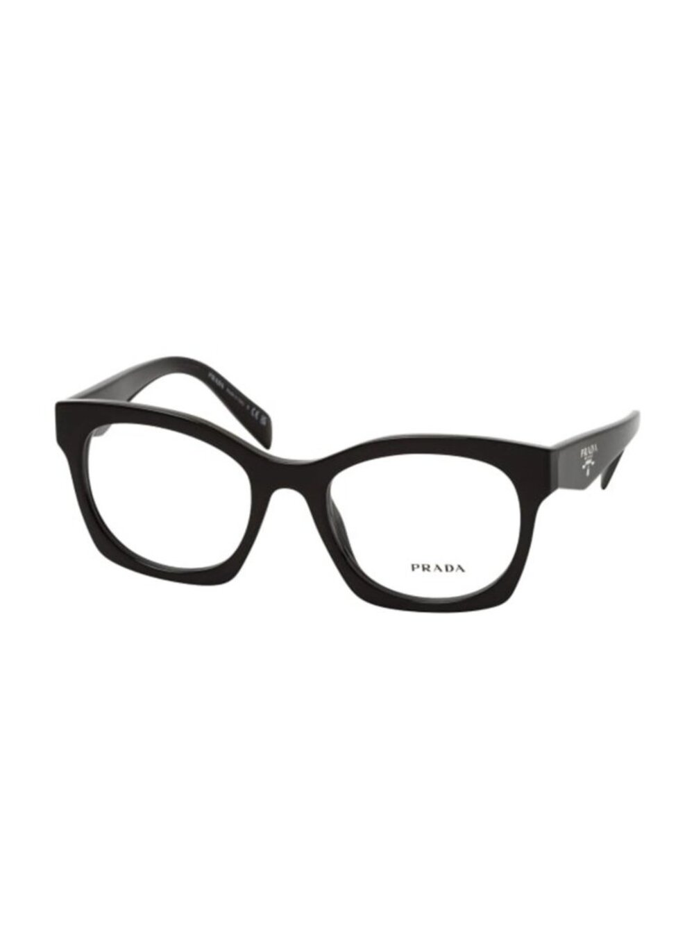 NEW Prada PRA05V 16K1O1 52 Eyeglasses 52mm Black Optical Frame